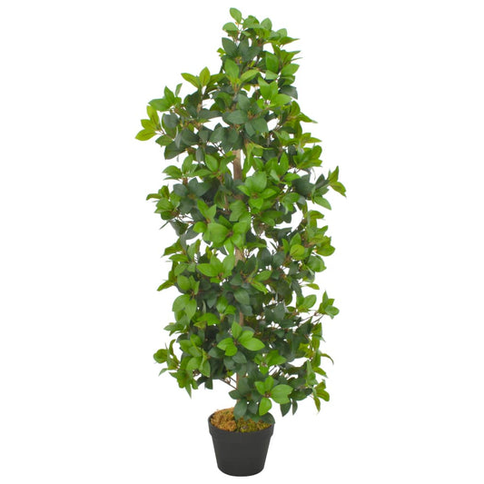 Artificial Plant Laurel Tree with Pot Green 120 cm - OLBRIT