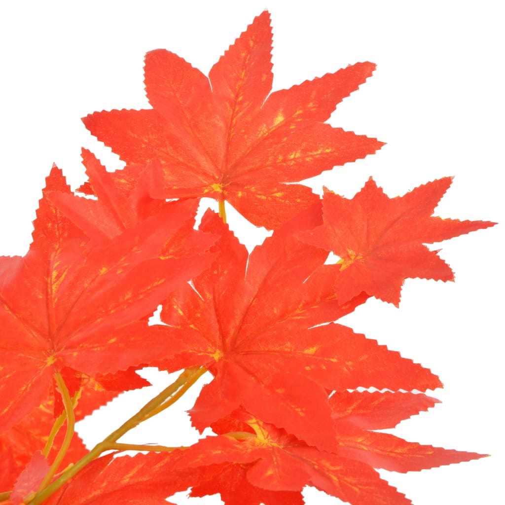 Artificial Plant Maple Tree with Pot Red 120 cm - OLBRIT