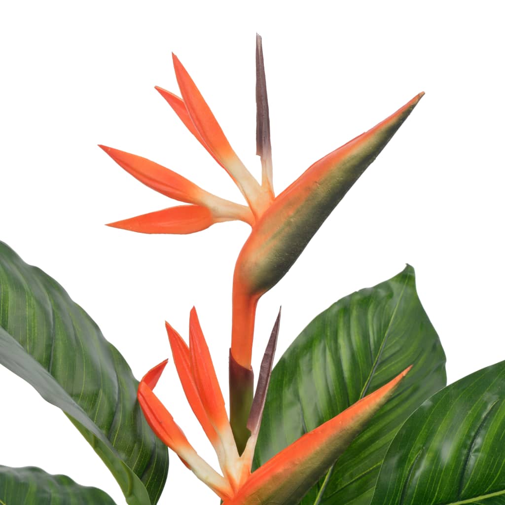 Artificial Plant Strelitzia with Pot Red 100 cm - OLBRIT