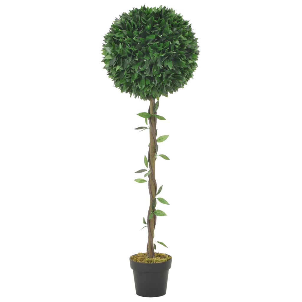 Artificial Plant Bay Tree with Pot Green 130 cm - OLBRIT