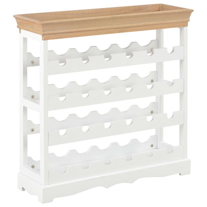 Wine Cabinet White 70x22.5x70.5 cm - OLBRIT