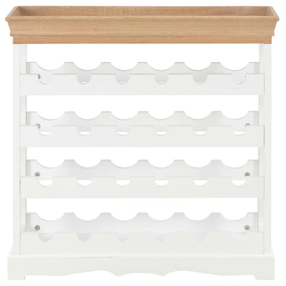 Wine Cabinet White 70x22.5x70.5 cm - OLBRIT