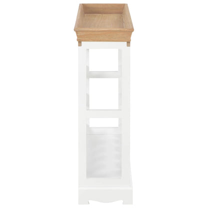 Wine Cabinet White 70x22.5x70.5 cm - OLBRIT