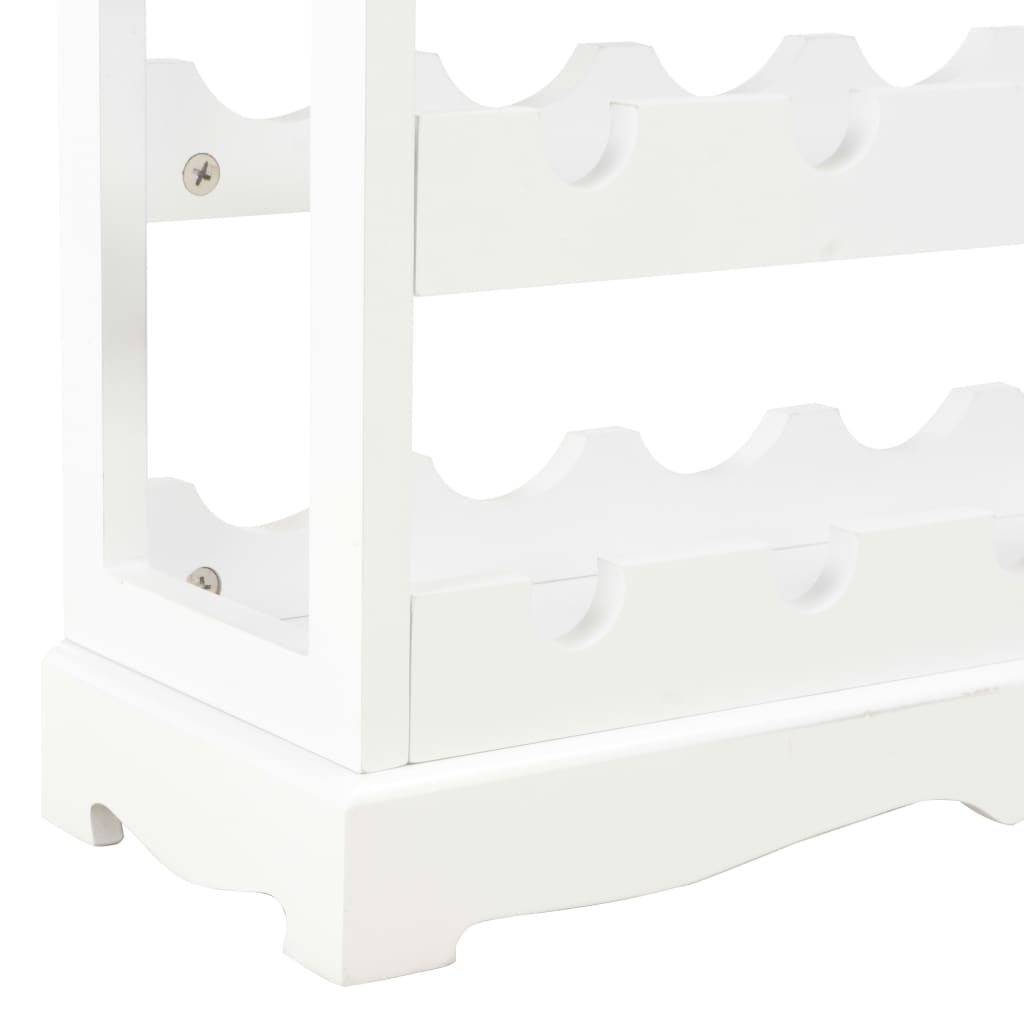 Wine Cabinet White 70x22.5x70.5 cm - OLBRIT