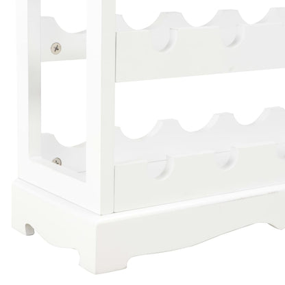 Wine Cabinet White 70x22.5x70.5 cm - OLBRIT