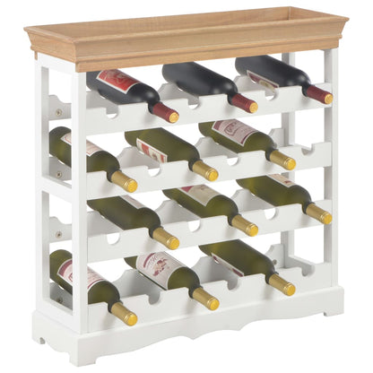 Wine Cabinet White 70x22.5x70.5 cm - OLBRIT