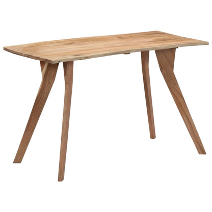 Dining Table 120x58x76 cm Solid Acacia Wood - OLBRIT