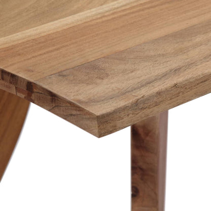 Dining Table 120x58x76 cm Solid Acacia Wood - OLBRIT