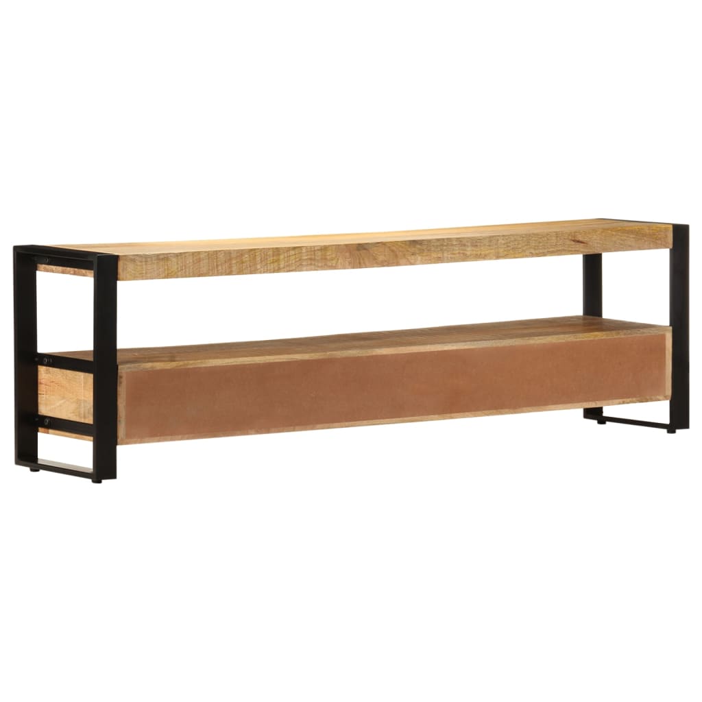 TV Cabinet 150x30x45 cm Solid Mango Wood - OLBRIT