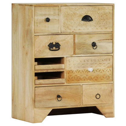Chest of Drawers 60x30x75 cm Solid Mango Wood - OLBRIT