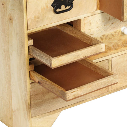 Chest of Drawers 60x30x75 cm Solid Mango Wood - OLBRIT