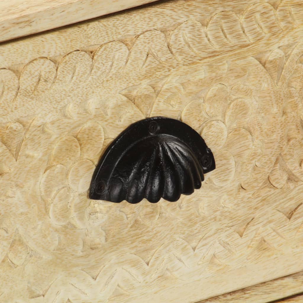 Chest of Drawers 60x30x75 cm Solid Mango Wood - OLBRIT