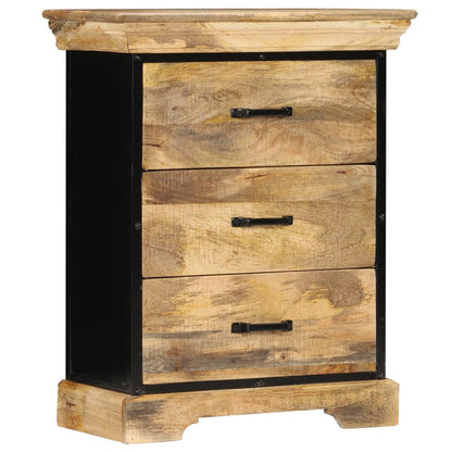 Chest of Drawers 60x30x75 cm Solid Mango Wood - OLBRIT