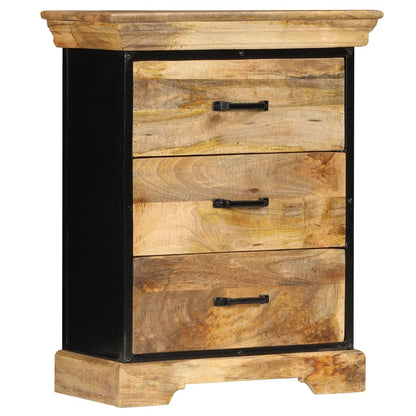 Chest of Drawers 60x30x75 cm Solid Mango Wood - OLBRIT