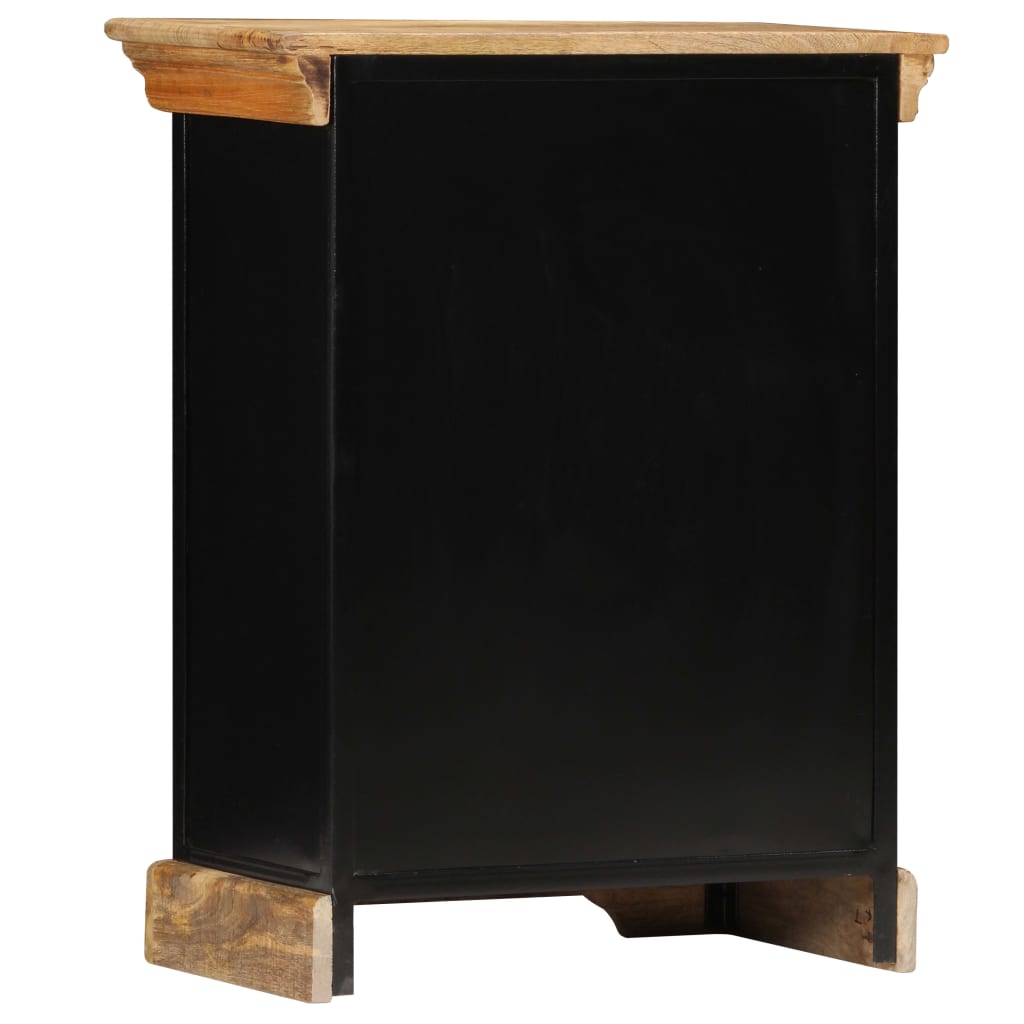 Chest of Drawers 60x30x75 cm Solid Mango Wood - OLBRIT