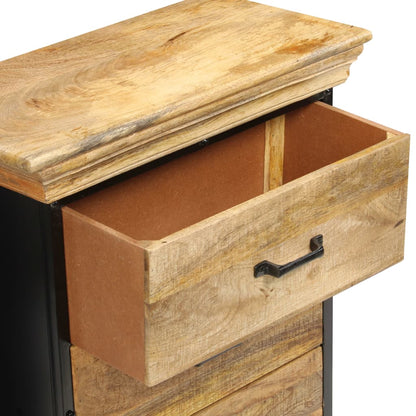 Chest of Drawers 60x30x75 cm Solid Mango Wood - OLBRIT