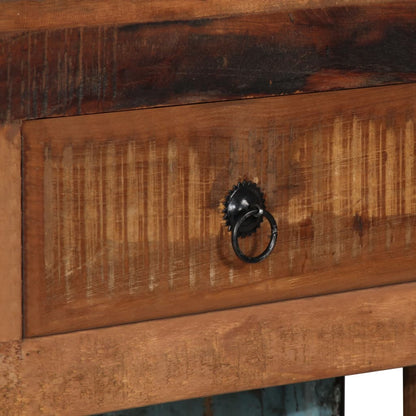 Rickshaw Wine Cabinet 100x60x172 cm Solid Reclaimed Wood - OLBRIT