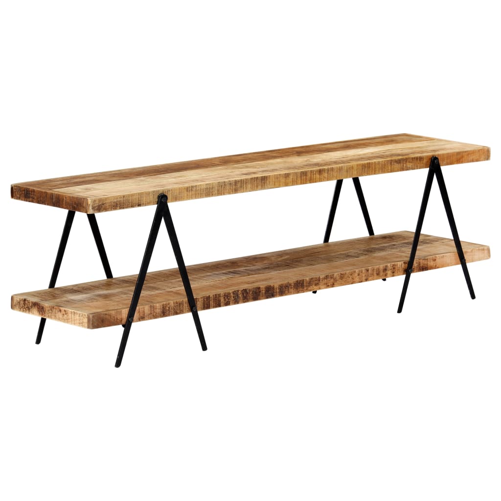 TV Cabinet 160x40x50 cm Solid Mango Wood - OLBRIT