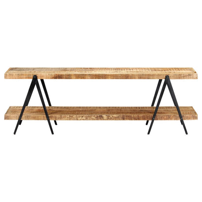 TV Cabinet 160x40x50 cm Solid Mango Wood - OLBRIT