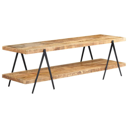 TV Cabinet 160x40x50 cm Solid Mango Wood - OLBRIT