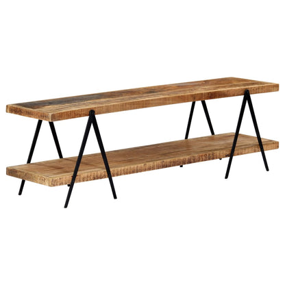 TV Cabinet 160x40x50 cm Solid Mango Wood - OLBRIT