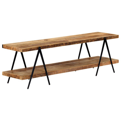 TV Cabinet 160x40x50 cm Solid Mango Wood - OLBRIT