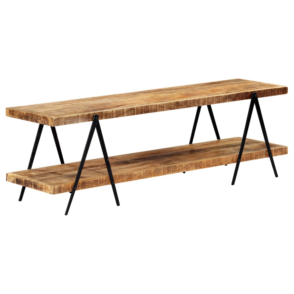 TV Cabinet 160x40x50 cm Solid Mango Wood - OLBRIT