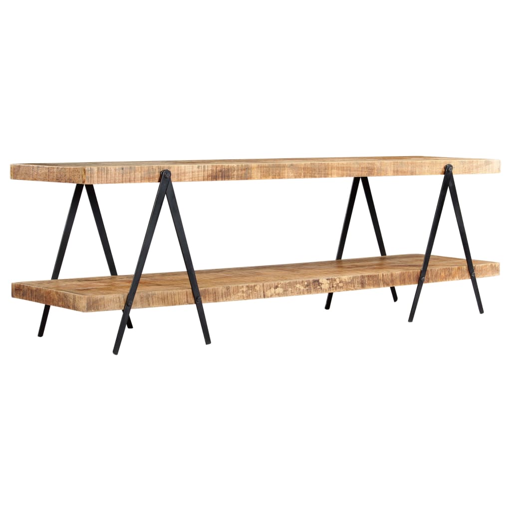 TV Cabinet 160x40x50 cm Solid Mango Wood - OLBRIT