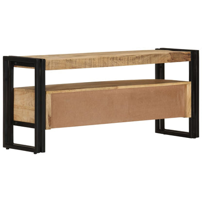 TV Cabinet 100x30x45 cm Solid Mango Wood - OLBRIT