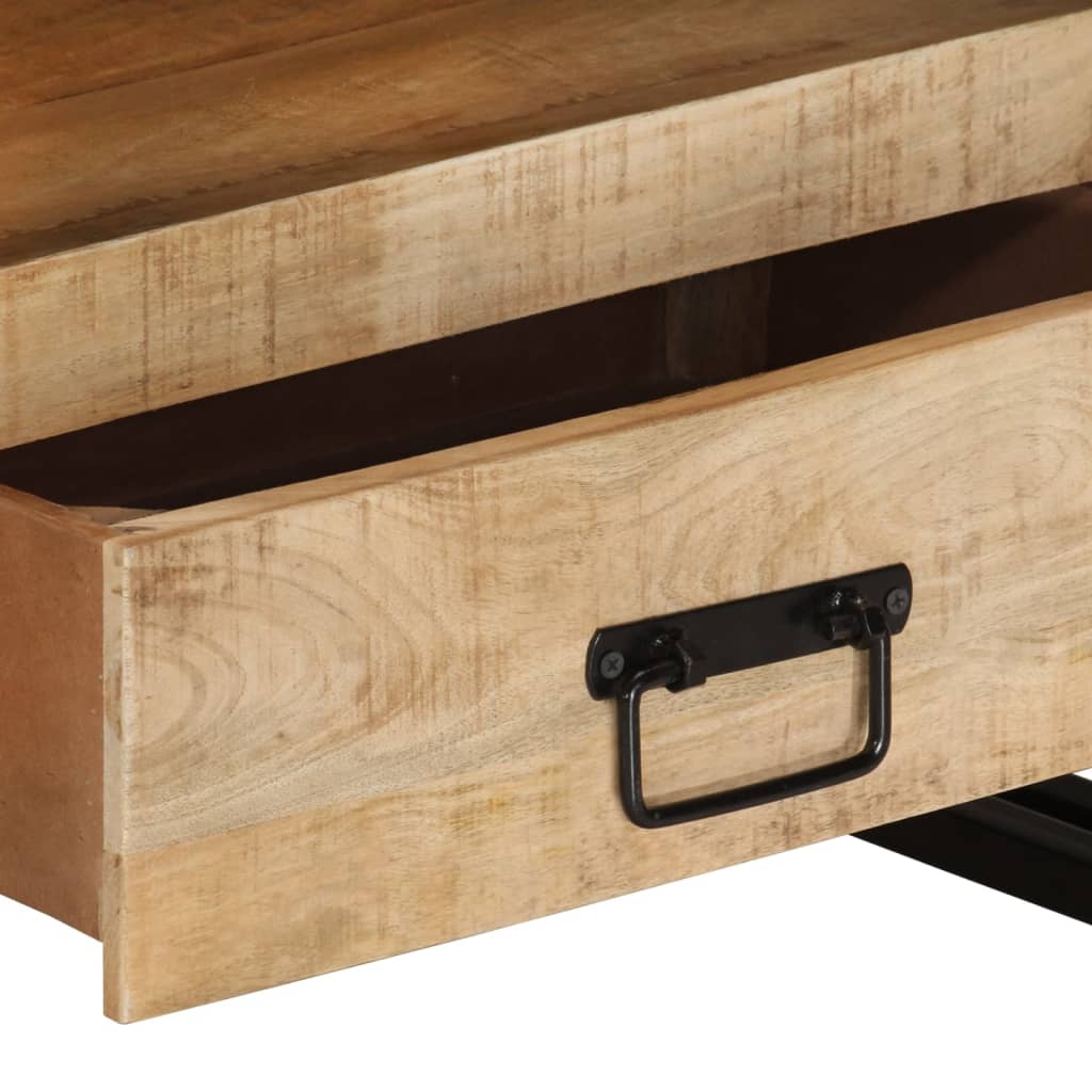 TV Cabinet 100x30x45 cm Solid Mango Wood - OLBRIT