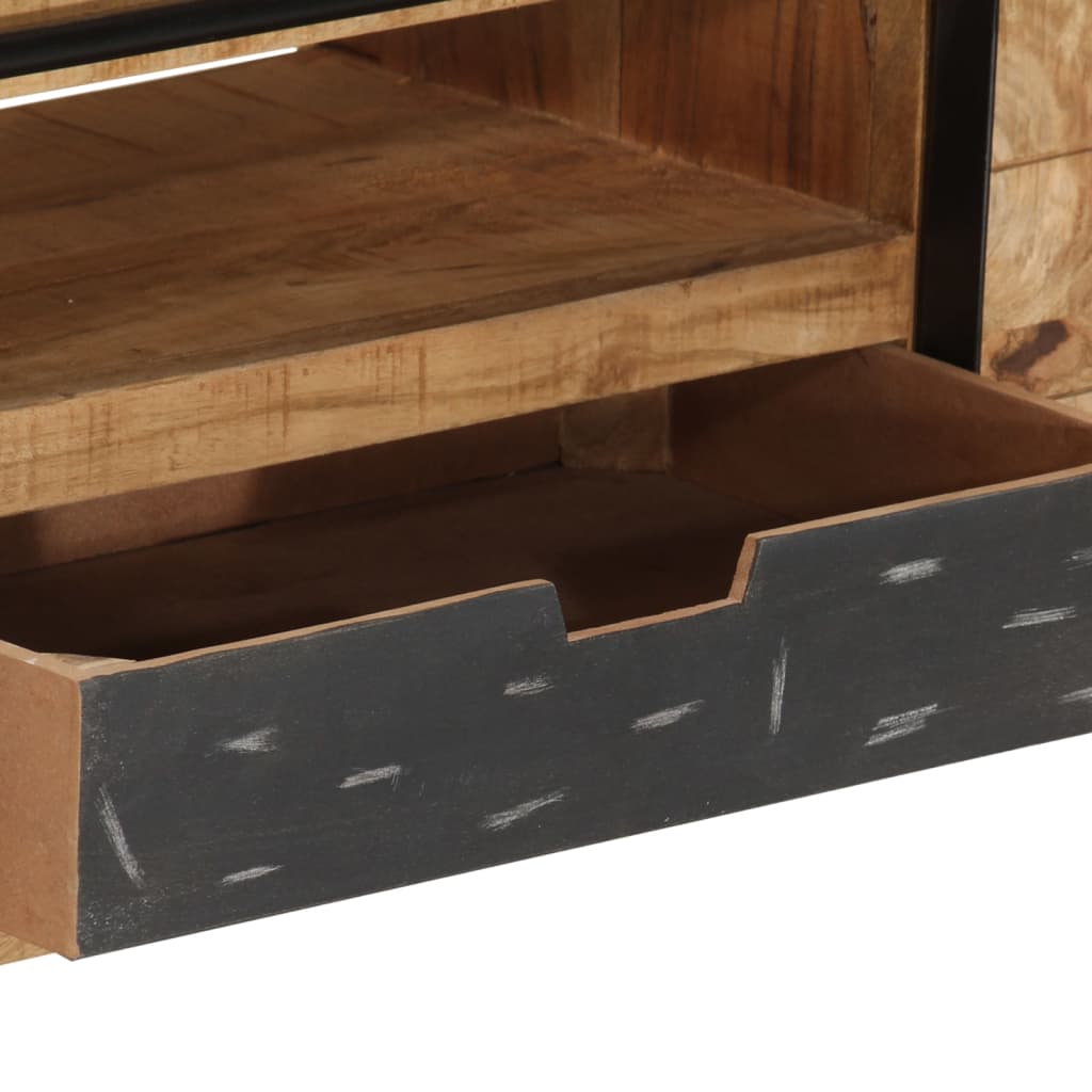 TV Cabinet 120x30x40 cm Solid Mango Wood - OLBRIT