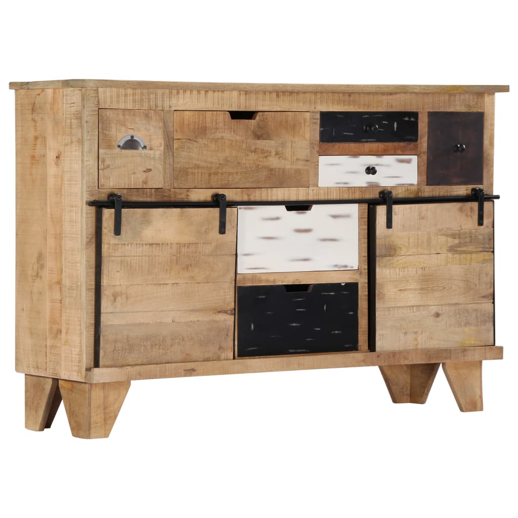 Sideboard 140x38x90 cm Solid Mango Wood - OLBRIT