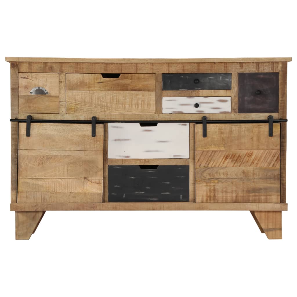 Sideboard 140x38x90 cm Solid Mango Wood - OLBRIT
