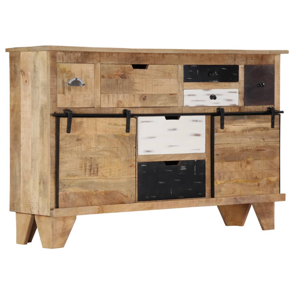 Sideboard 140x38x90 cm Solid Mango Wood - OLBRIT