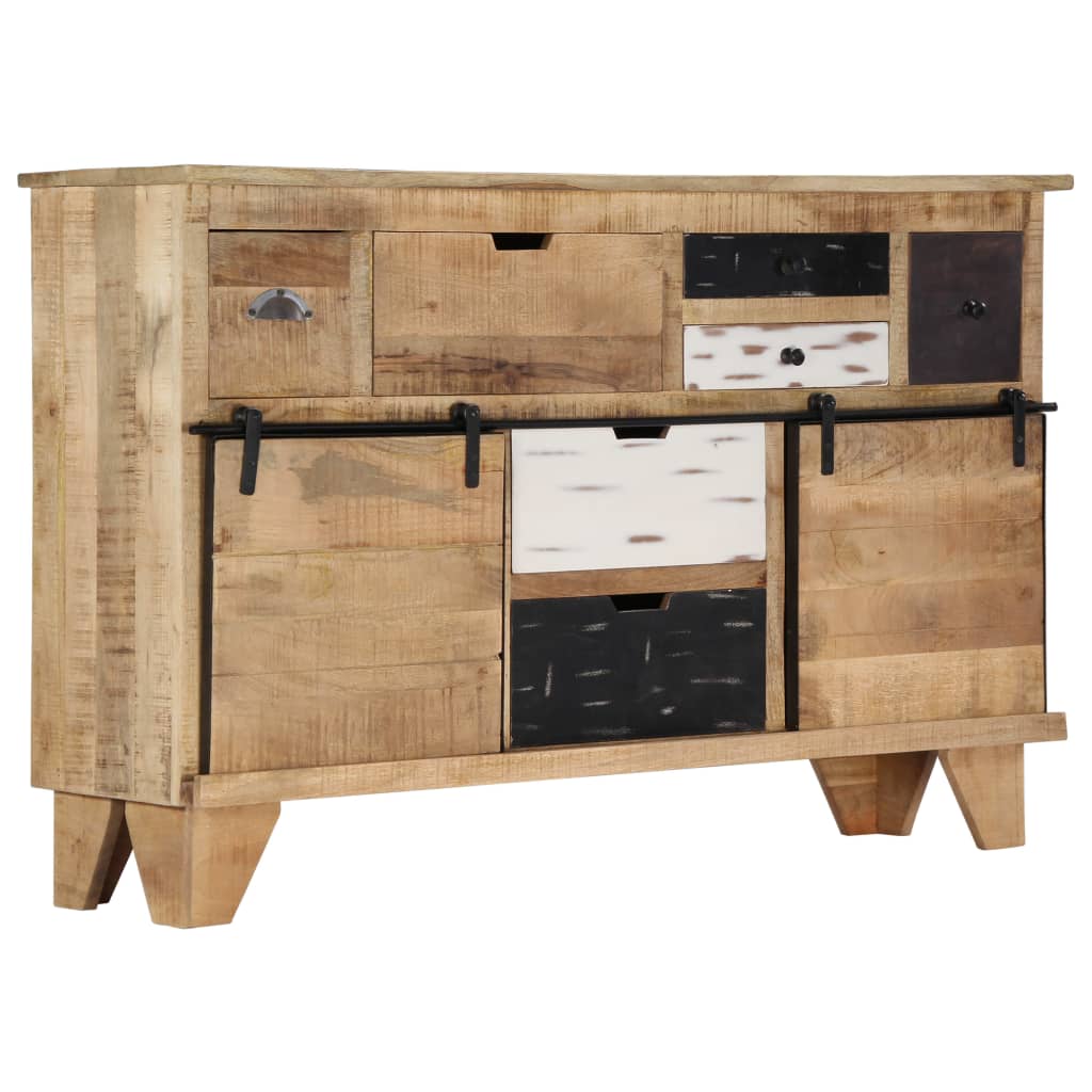 Sideboard 140x38x90 cm Solid Mango Wood - OLBRIT