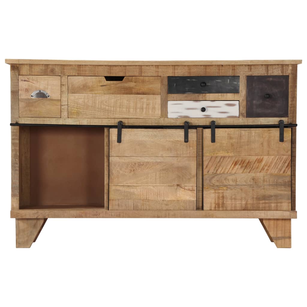 Sideboard 140x38x90 cm Solid Mango Wood - OLBRIT