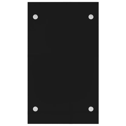 Firewood Rack Black 40x35x60 cm Glass - OLBRIT