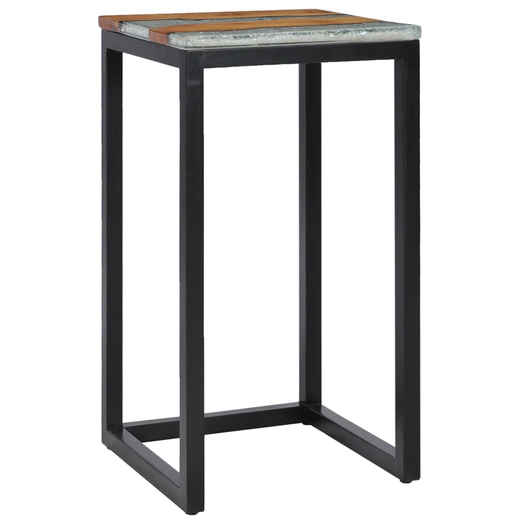 Nesting Tables 3 pcs Solid Teak Wood and Polyresin - OLBRIT