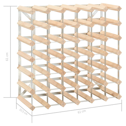 Wine Rack for 42 Bottles Solid Pinewood - OLBRIT