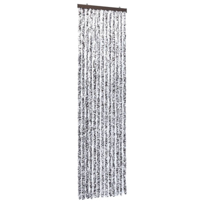 Insect Curtain Brown and Beige 56x185 cm Chenille - OLBRIT