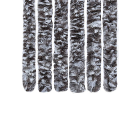 Insect Curtain Brown and Beige 56x185 cm Chenille - OLBRIT