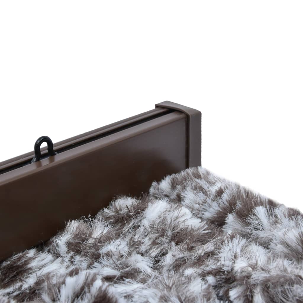 Insect Curtain Brown and Beige 90x220 cm Chenille - OLBRIT