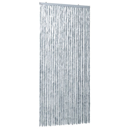 Insect Curtain White and Grey 100x220 cm Chenille - OLBRIT