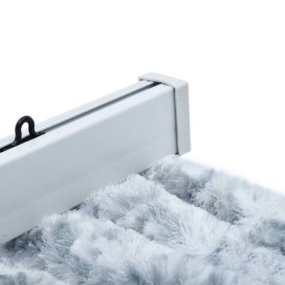 Insect Curtain White and Grey 100x220 cm Chenille - OLBRIT