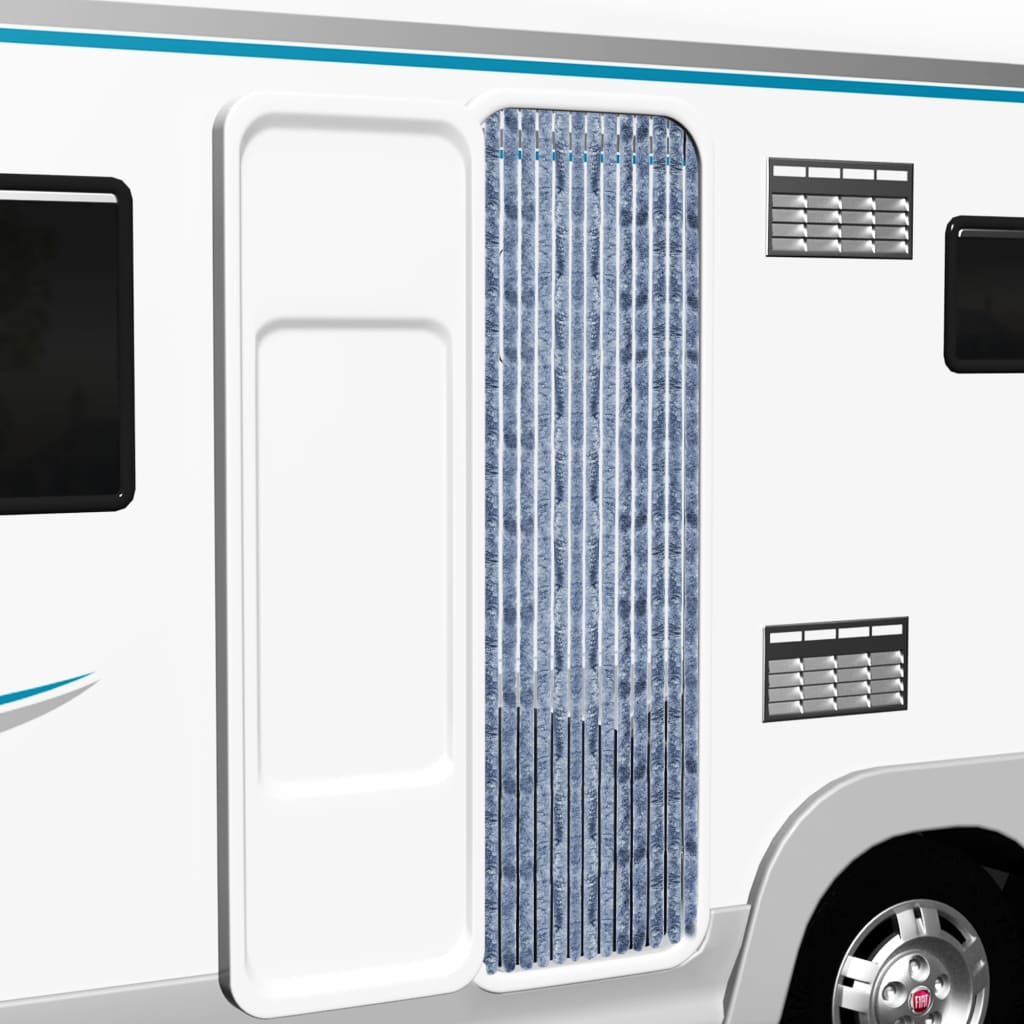 Insect Curtain Silver 56x185 cm Chenille - OLBRIT