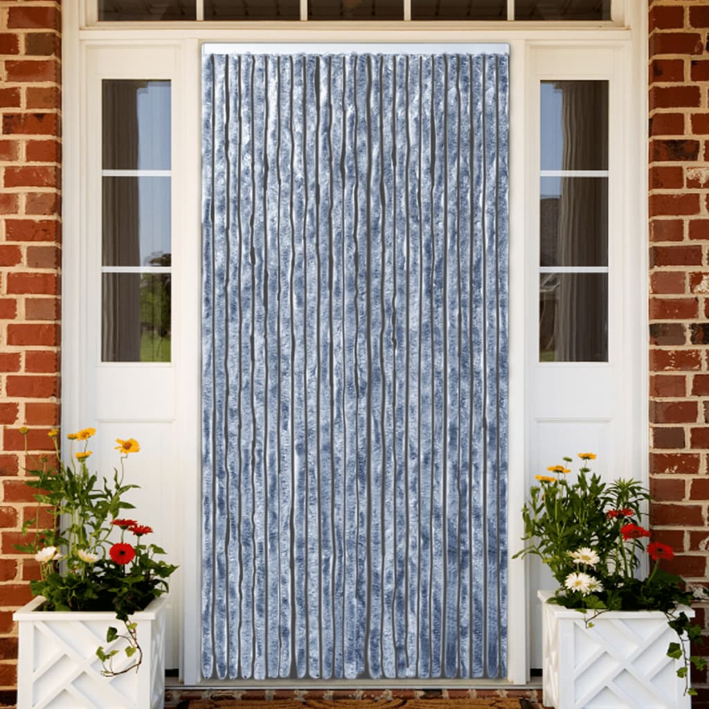 Insect Curtain Silver 100x220 cm Chenille - OLBRIT