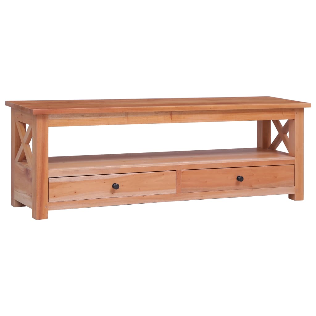 TV Cabinet 120x30x40 cm Solid Mahogany Wood - OLBRIT