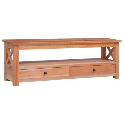 TV Cabinet 120x30x40 cm Solid Mahogany Wood - OLBRIT
