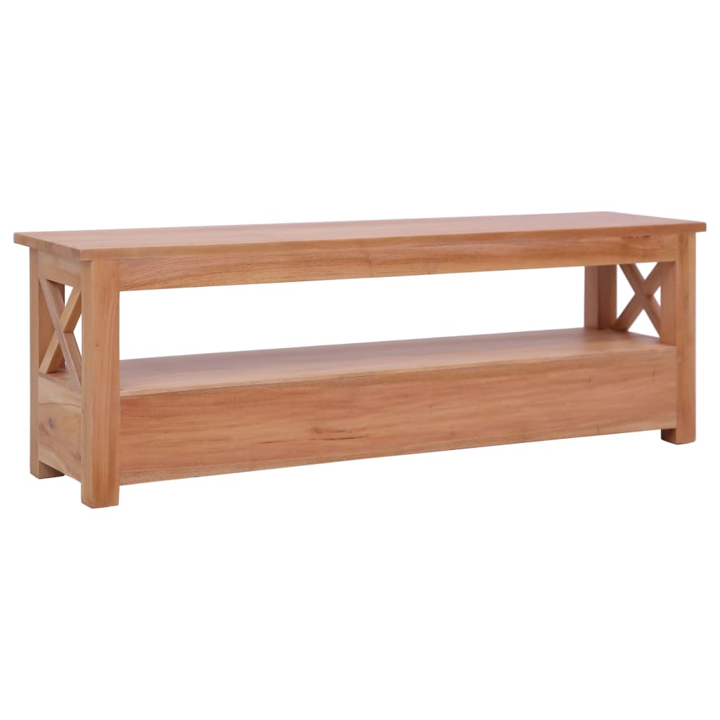 TV Cabinet 120x30x40 cm Solid Mahogany Wood - OLBRIT
