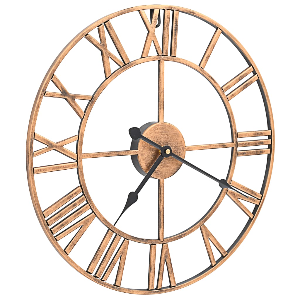 Wall Clock Metal 40 cm Golden - OLBRIT